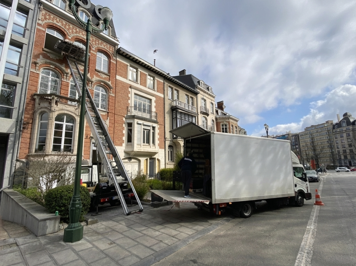Monte-Meubles à Bruxelles — Location de lift pour déménagement rapide en Belgique